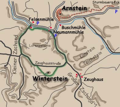 Karte Winterstein und Arnstein (C)
