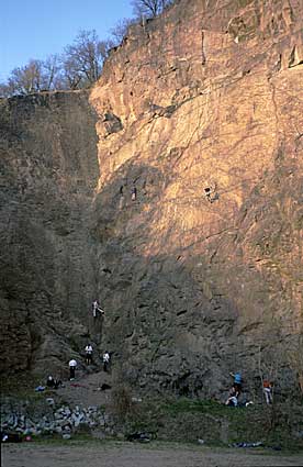 Großer Steinbruch im Lößnitzgrund
